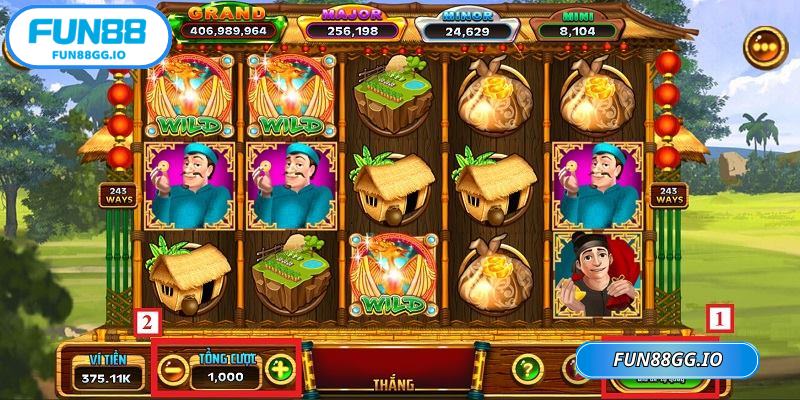 Tận dụng biểu tượng đặc biệt trong game Ăn Khế Trả Vàng FUN88