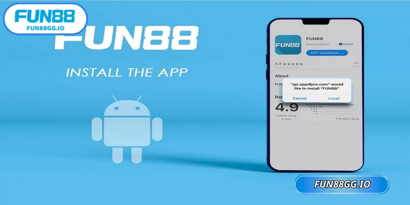 Truy cập đúng link chính thức để tải app FUN88