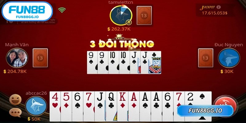 Quy luật vận hành trò chơi cho phép nhiều kiểu kết hợp bài